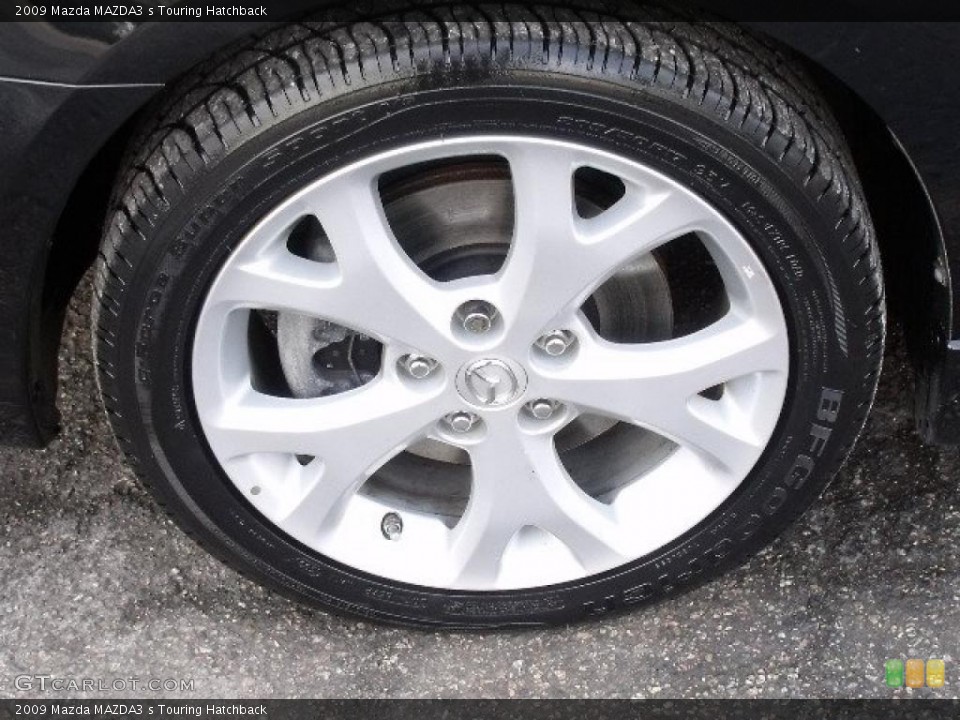 2009 Mazda MAZDA3 s Touring Hatchback Wheel and Tire Photo #45680678