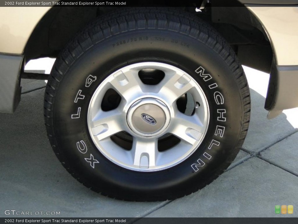2002 Ford Explorer Sport Trac  Wheel and Tire Photo #45686286