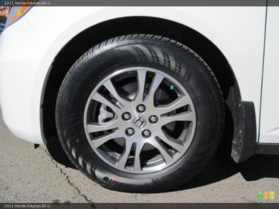 2011 Honda Odyssey EX-L Wheel and Tire Photo #45691944