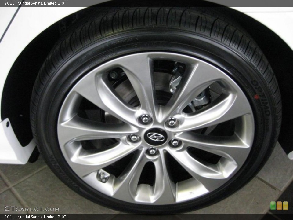 2011 Hyundai Sonata Limited 2.0T Wheel and Tire Photo #45696777
