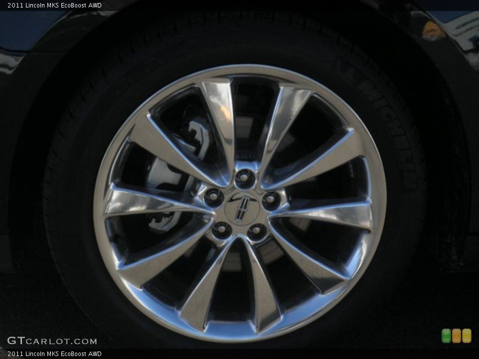 2011 Lincoln MKS EcoBoost AWD Wheel and Tire Photo #45697889