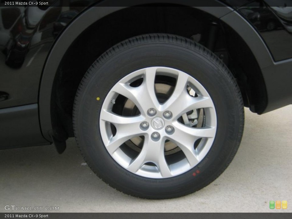2011 Mazda CX-9 Sport Wheel and Tire Photo #45704894