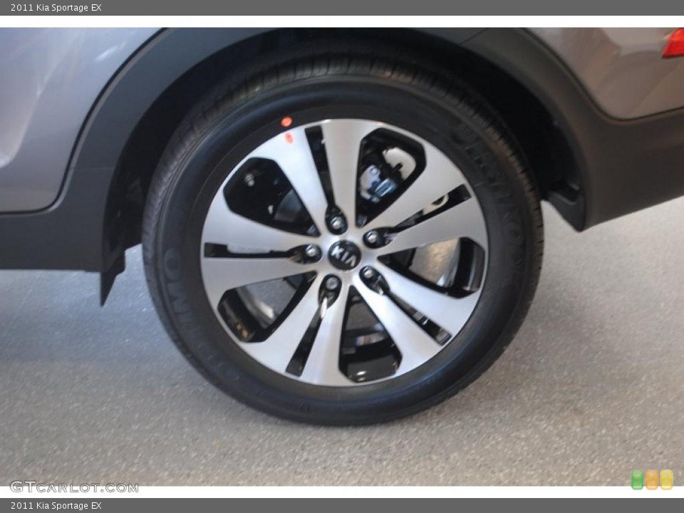 2011 Kia Sportage EX Wheel and Tire Photo #45706294