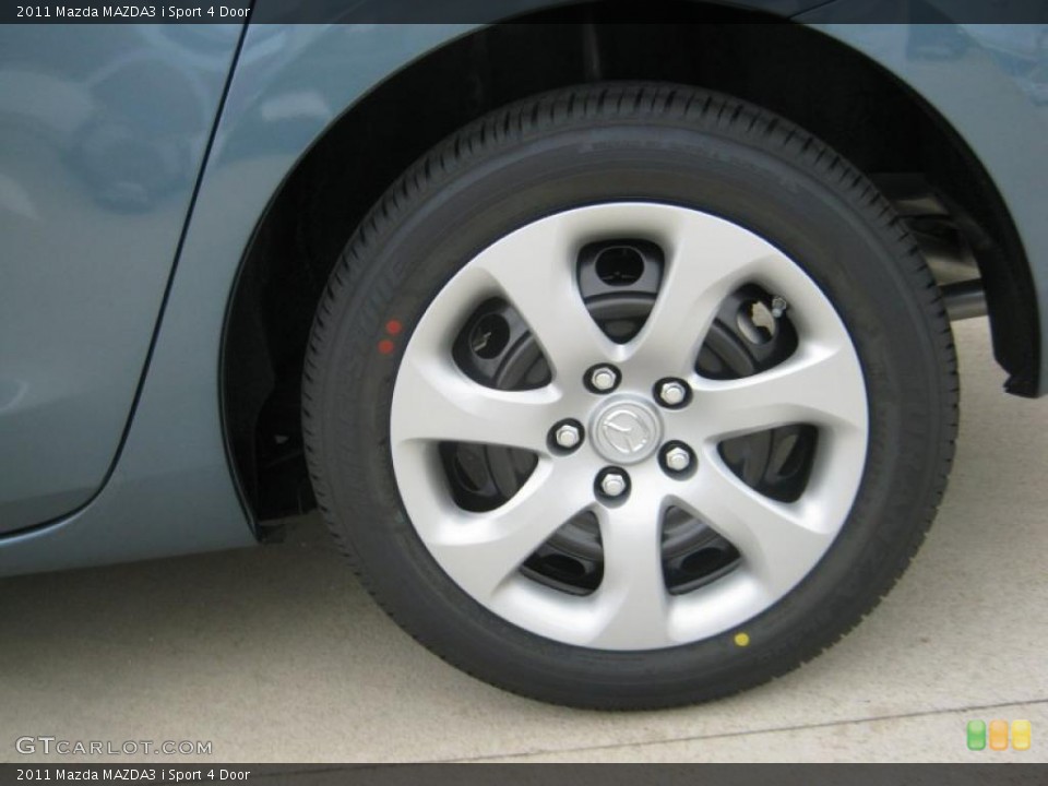 2011 Mazda MAZDA3 i Sport 4 Door Wheel and Tire Photo #45706746