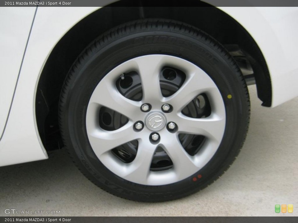 2011 Mazda MAZDA3 i Sport 4 Door Wheel and Tire Photo #45707254