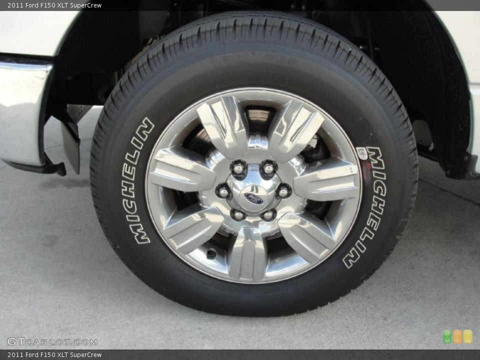 2011 Ford F150 XLT SuperCrew Wheel and Tire Photo #45712530