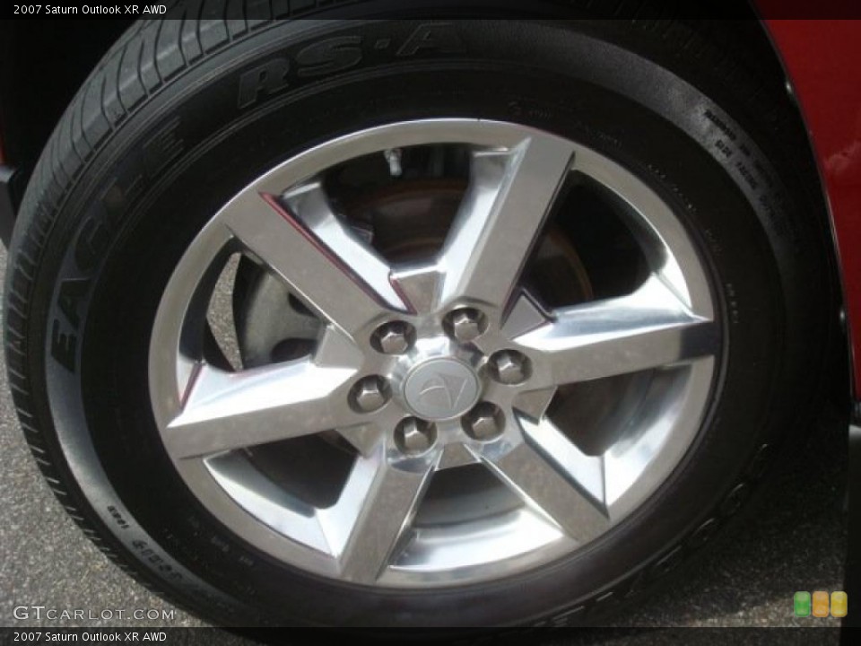 2007 Saturn Outlook XR AWD Wheel and Tire Photo #45719428