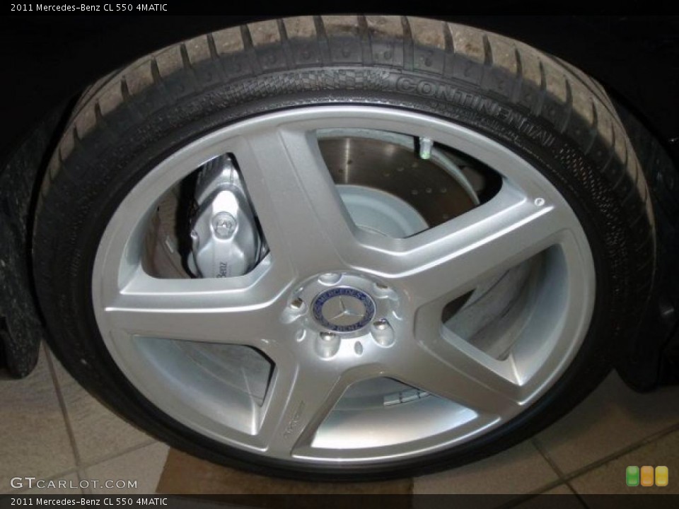 2011 Mercedes-Benz CL 550 4MATIC Wheel and Tire Photo #45720104