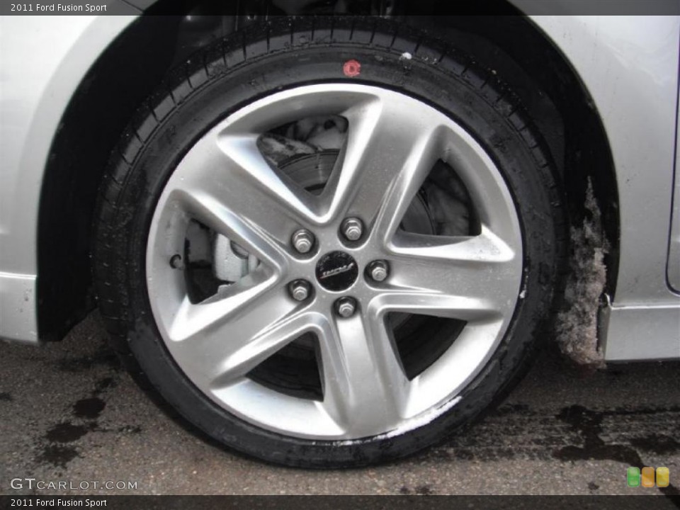 2011 Ford Fusion Sport Wheel and Tire Photo #45720588