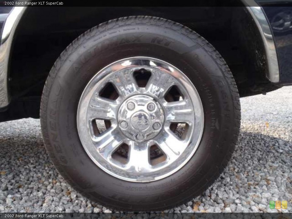 2002 Ford Ranger XLT SuperCab Wheel and Tire Photo #45733018