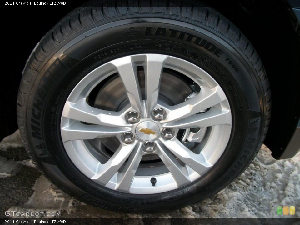 2011 Chevrolet Equinox LTZ AWD Wheel and Tire Photo #45733610