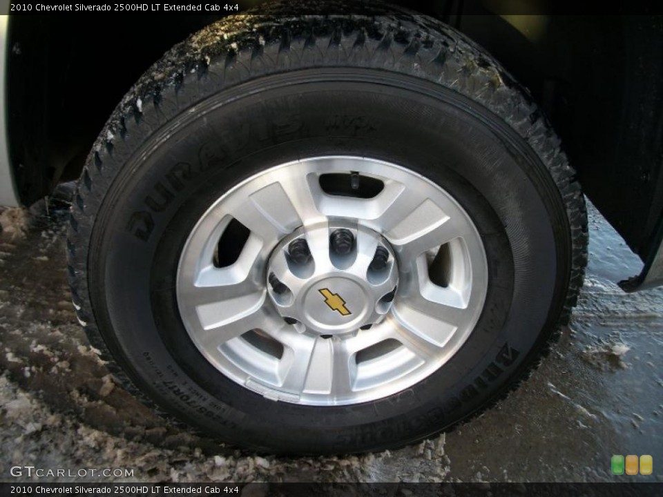 2010 Chevrolet Silverado 2500HD LT Extended Cab 4x4 Wheel and Tire Photo #45734358