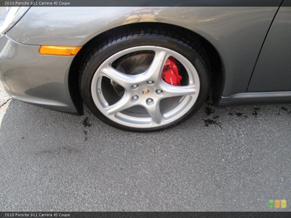 2010 Porsche 911 Carrera 4S Coupe Wheel and Tire Photo #45735094