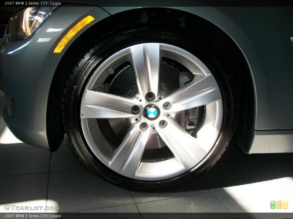 2007 BMW 3 Series 335i Coupe Wheel and Tire Photo #45736042