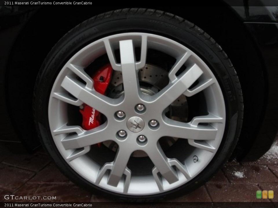 2011 Maserati GranTurismo Convertible GranCabrio Wheel and Tire Photo #45737666