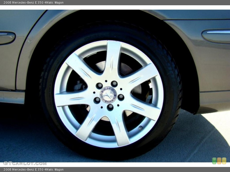 2008 Mercedes-Benz E 350 4Matic Wagon Wheel and Tire Photo #45741098