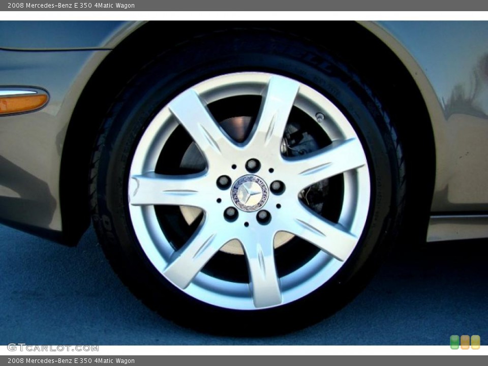 2008 Mercedes-Benz E 350 4Matic Wagon Wheel and Tire Photo #45741106
