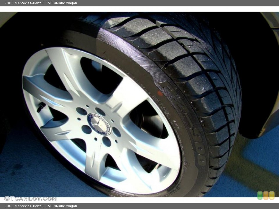 2008 Mercedes-Benz E 350 4Matic Wagon Wheel and Tire Photo #45741470