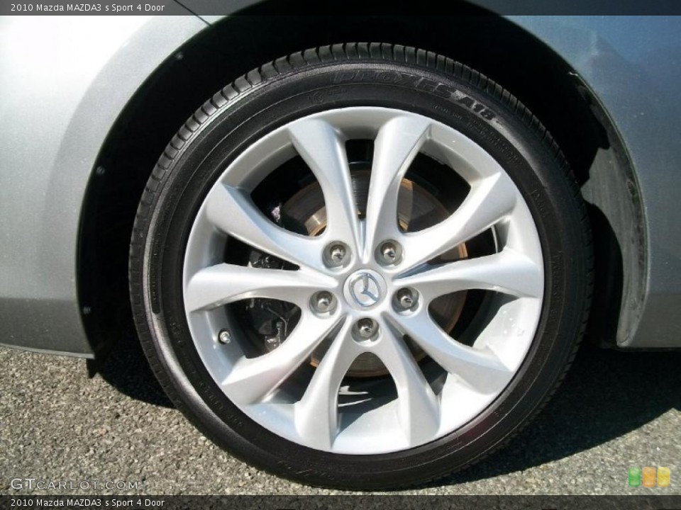 2010 Mazda MAZDA3 s Sport 4 Door Wheel and Tire Photo #45742254