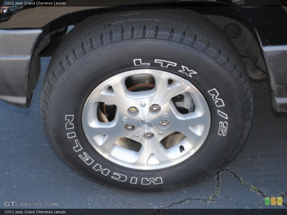 What size tires are on a 2001 jeep grand cherokee