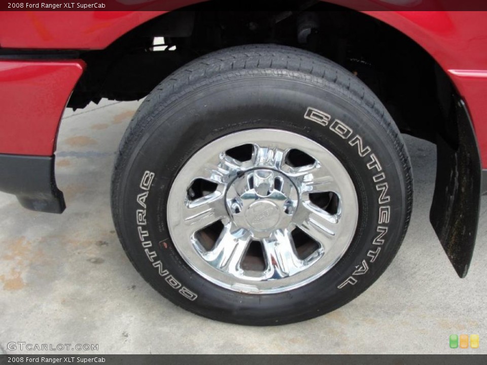 2008 Ford Ranger XLT SuperCab Wheel and Tire Photo #45753154