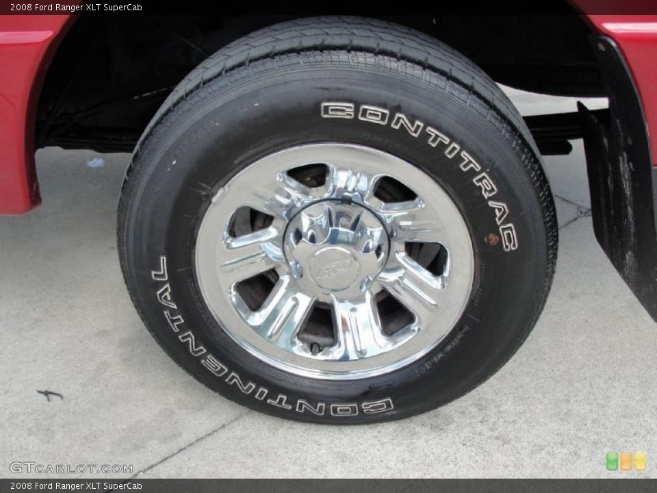 2008 Ford Ranger XLT SuperCab Wheel and Tire Photo #45753162