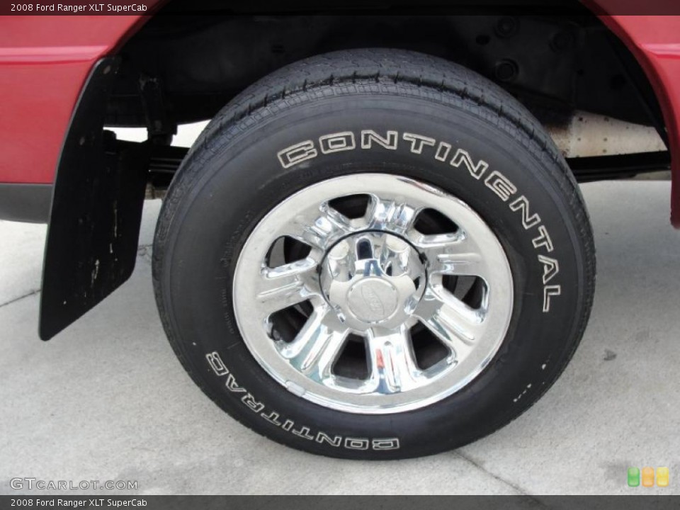 2008 Ford Ranger XLT SuperCab Wheel and Tire Photo #45753170