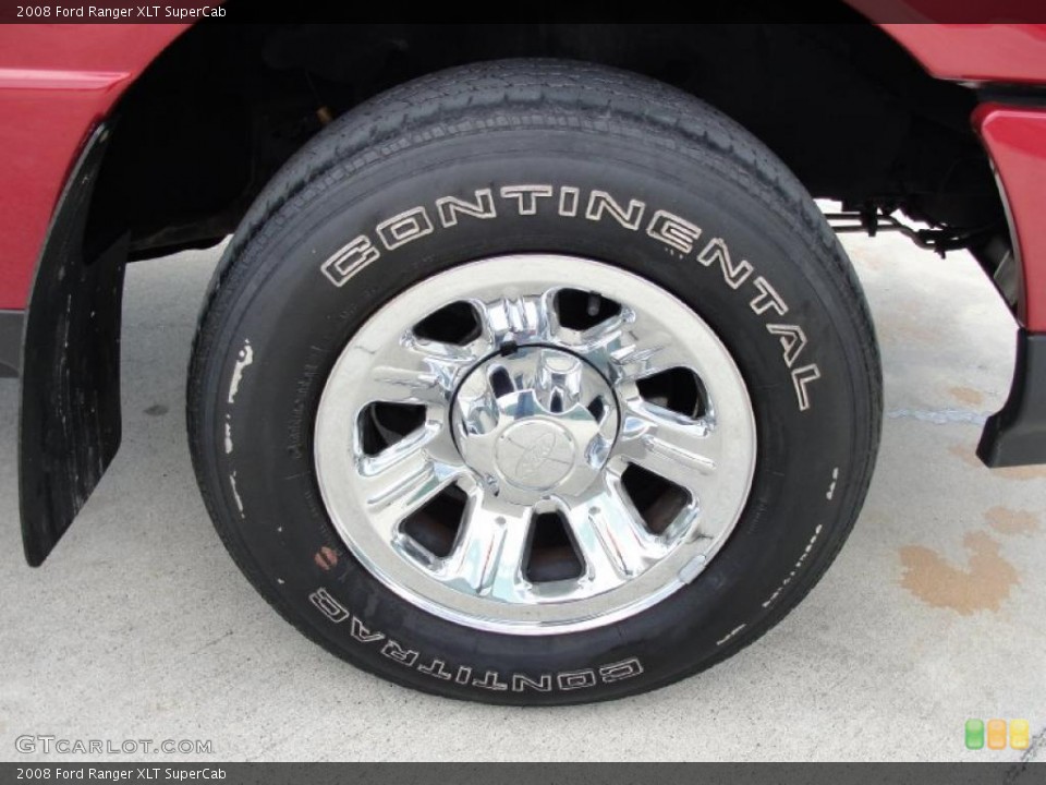 2008 Ford Ranger XLT SuperCab Wheel and Tire Photo #45753182