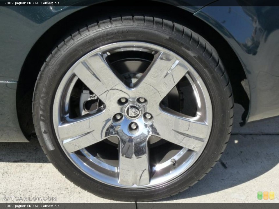 2009 Jaguar XK XK8 Convertible Wheel and Tire Photo #45754382