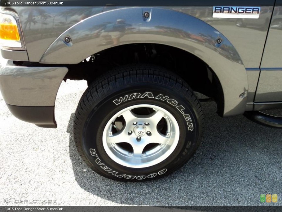 2006 Ford Ranger Sport SuperCab Wheel and Tire Photo #45754558