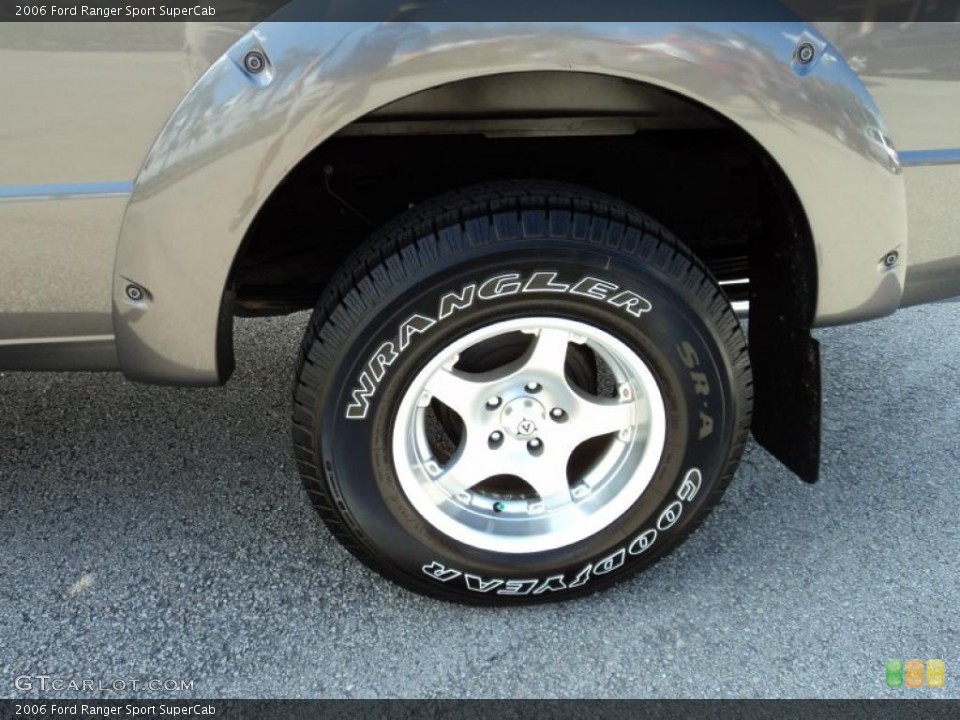 2006 Ford Ranger Sport SuperCab Wheel and Tire Photo #45754922