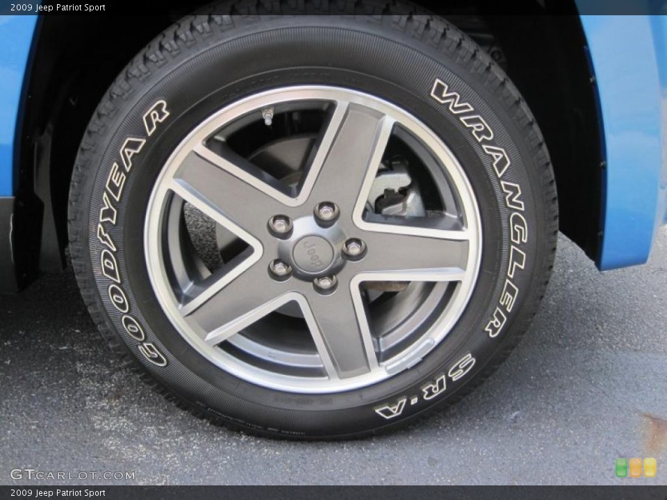 2009 Jeep Patriot Sport Wheel and Tire Photo #45756038