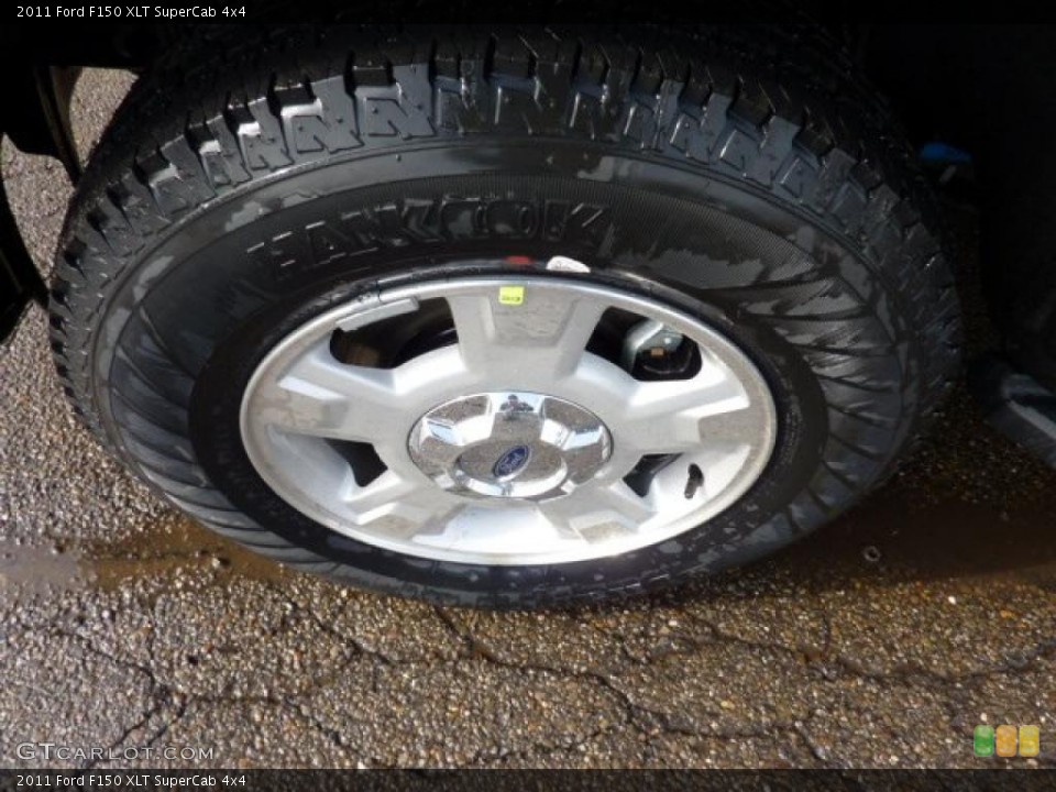2011 Ford F150 XLT SuperCab 4x4 Wheel and Tire Photo #45759251