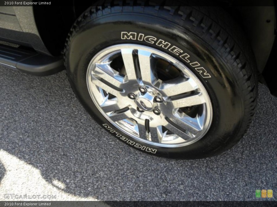 2010 Ford Explorer Limited Wheel and Tire Photo #45759915