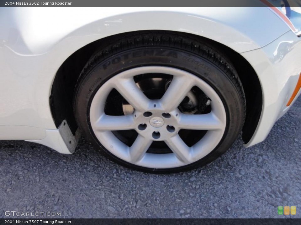 2004 Nissan 350Z Touring Roadster Wheel and Tire Photo #45761567