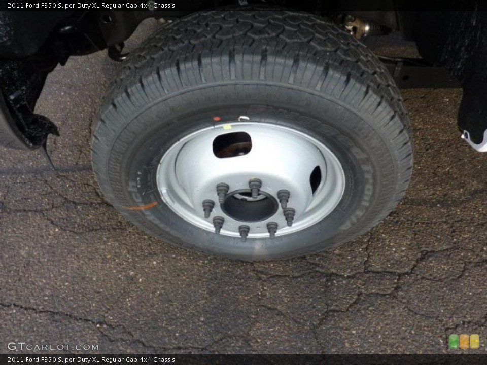 2011 Ford F350 Super Duty XL Regular Cab 4x4 Chassis Wheel and Tire Photo #45763787