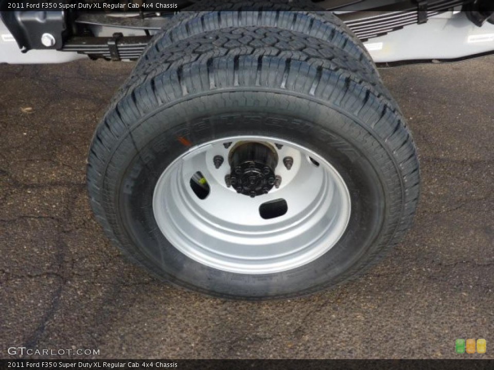 2011 Ford F350 Super Duty XL Regular Cab 4x4 Chassis Wheel and Tire Photo #45763791
