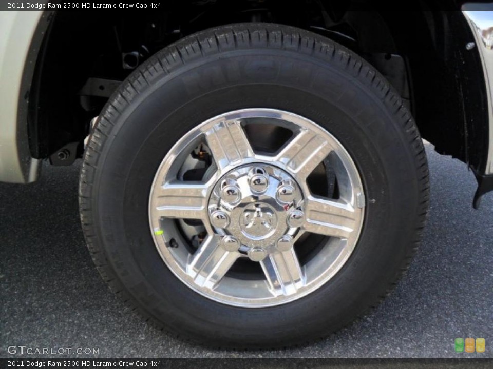 2011 Dodge Ram 2500 HD Laramie Crew Cab 4x4 Wheel and Tire Photo #45772864