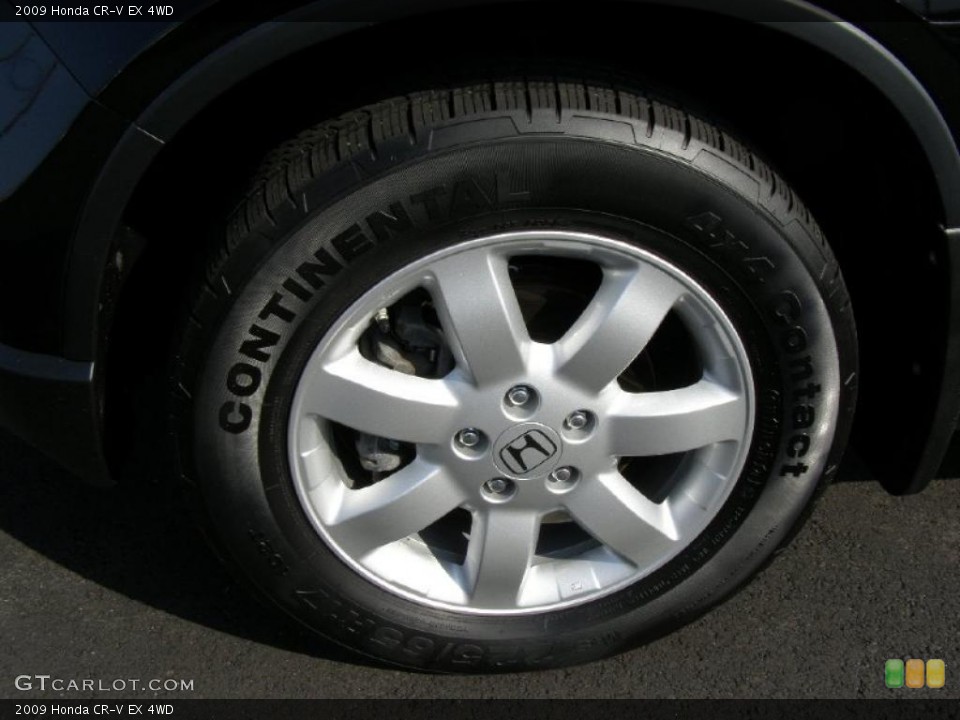 2009 Honda CR-V EX 4WD Wheel and Tire Photo #45775892