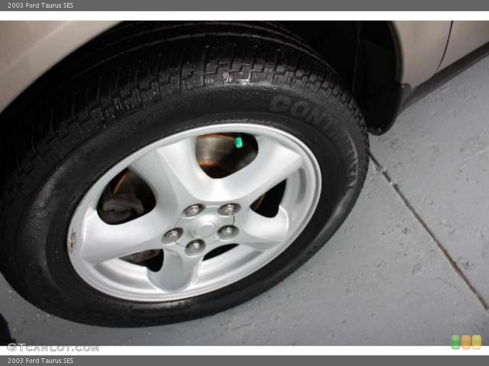 2003 Ford Taurus SES Wheel and Tire Photo #45777768