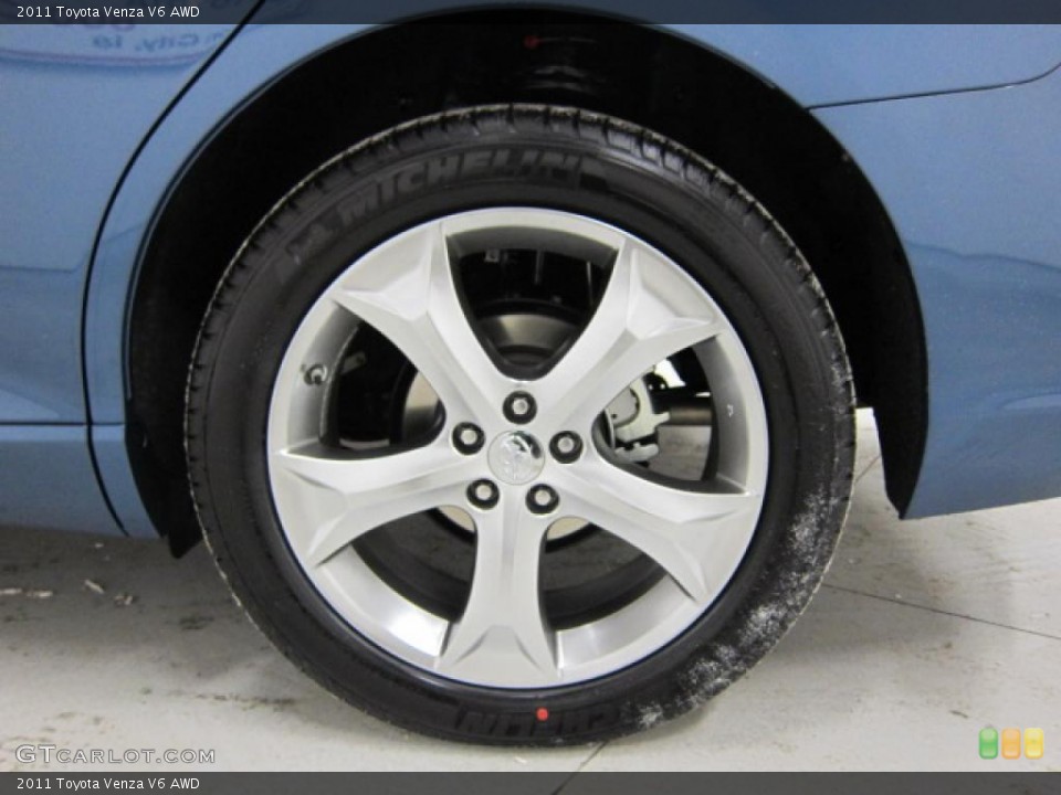2011 Toyota Venza V6 AWD Wheel and Tire Photo #45778484