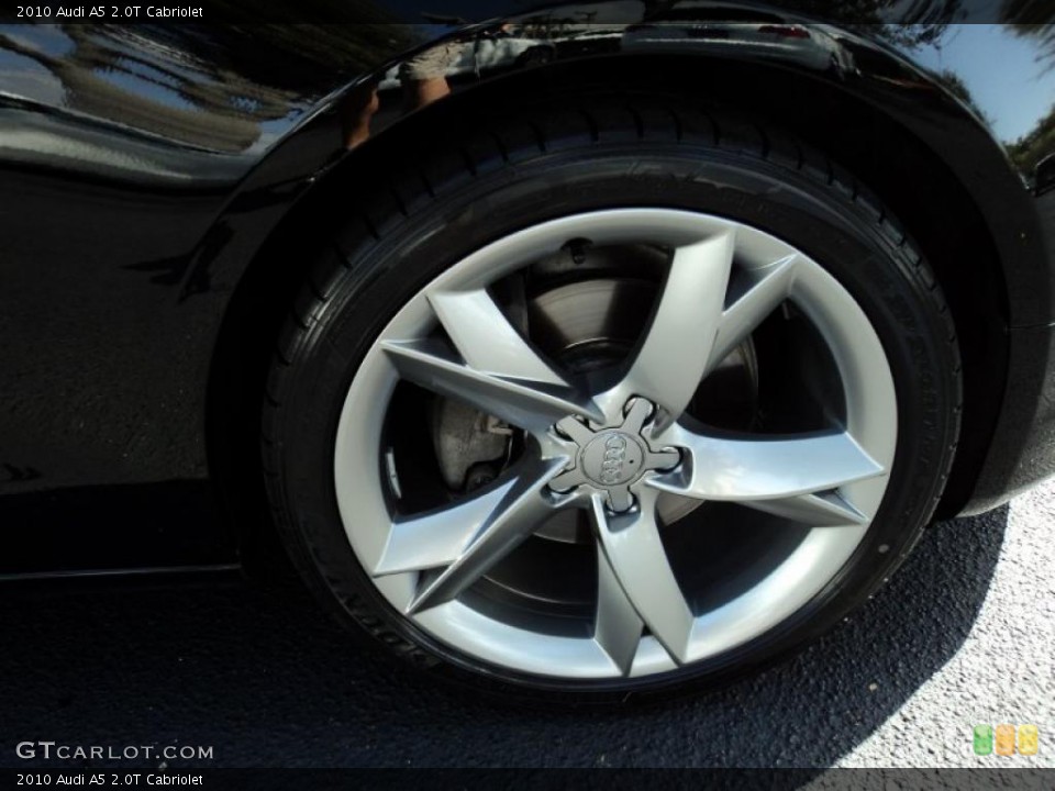 2010 Audi A5 2.0T Cabriolet Wheel and Tire Photo #45780253