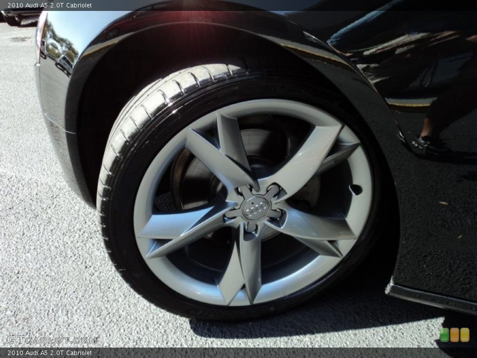2010 Audi A5 2.0T Cabriolet Wheel and Tire Photo #45780497