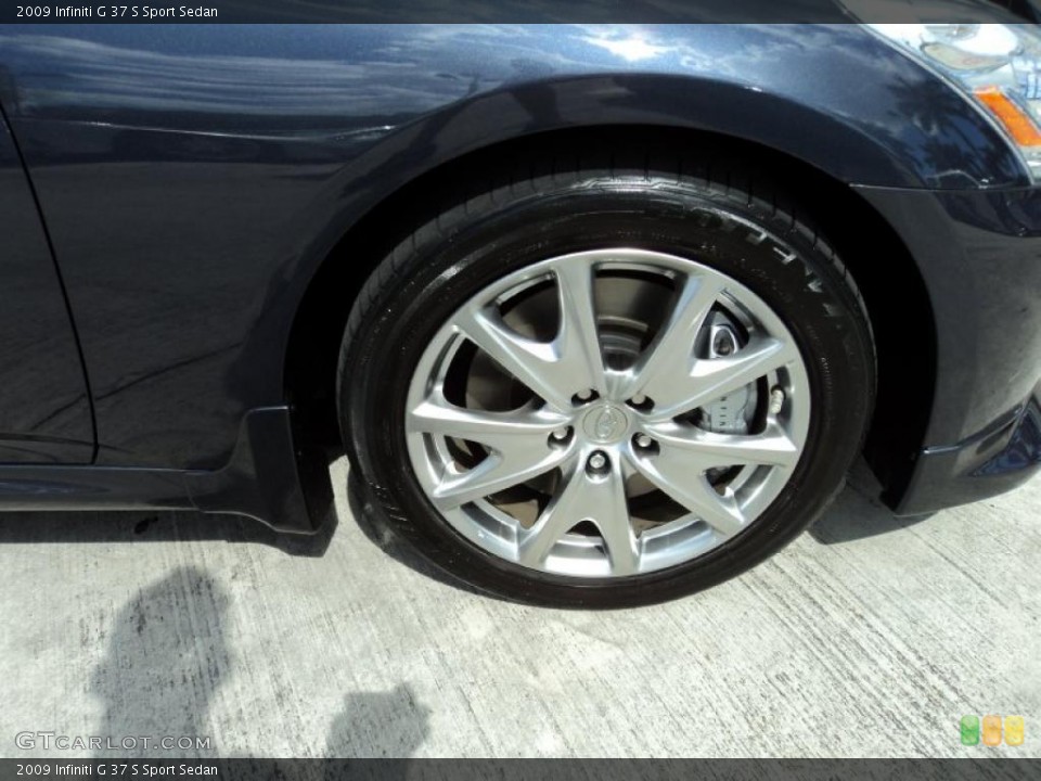 2009 Infiniti G 37 S Sport Sedan Wheel and Tire Photo #45780549