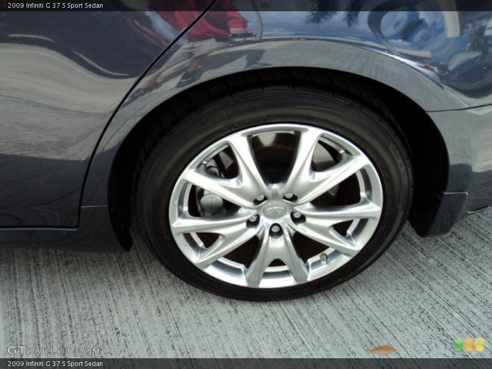 2009 Infiniti G 37 S Sport Sedan Wheel and Tire Photo #45780669