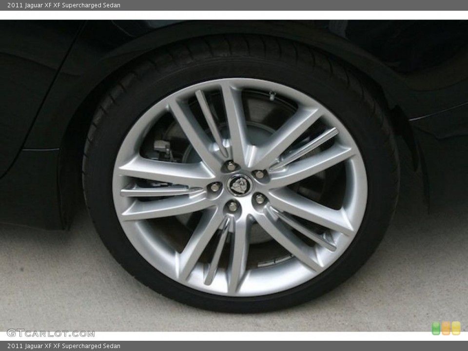 2011 Jaguar XF XF Supercharged Sedan Wheel and Tire Photo #45781453