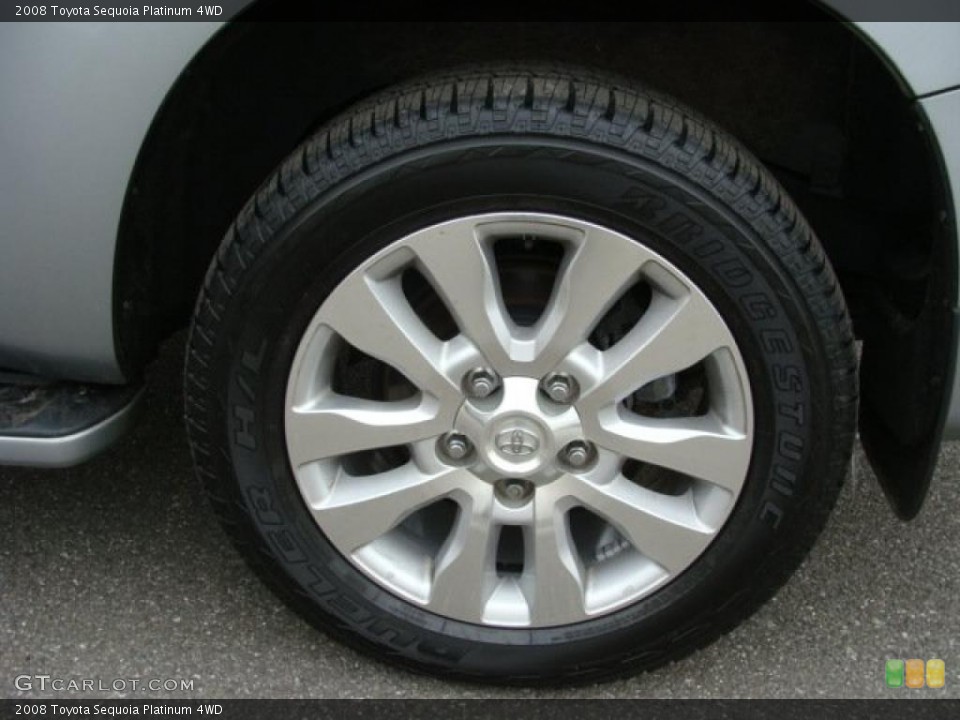 2008 Toyota Sequoia Platinum 4WD Wheel and Tire Photo #45783162