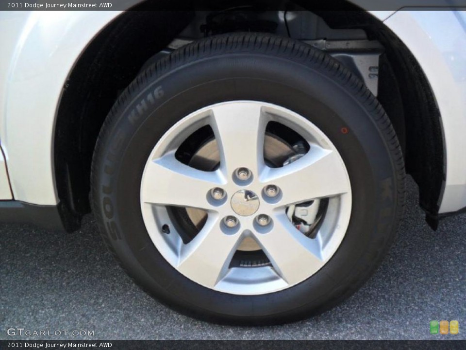 2011 Dodge Journey Mainstreet AWD Wheel and Tire Photo #45784594