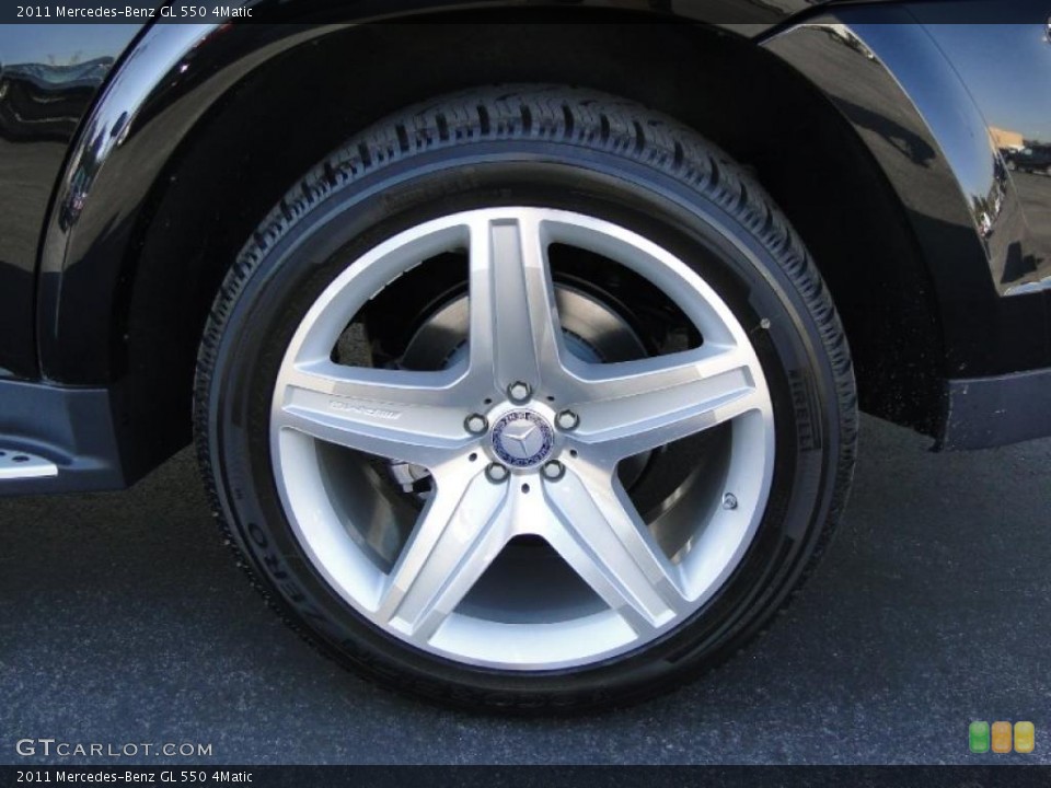 2011 Mercedes-Benz GL 550 4Matic Wheel and Tire Photo #45786642
