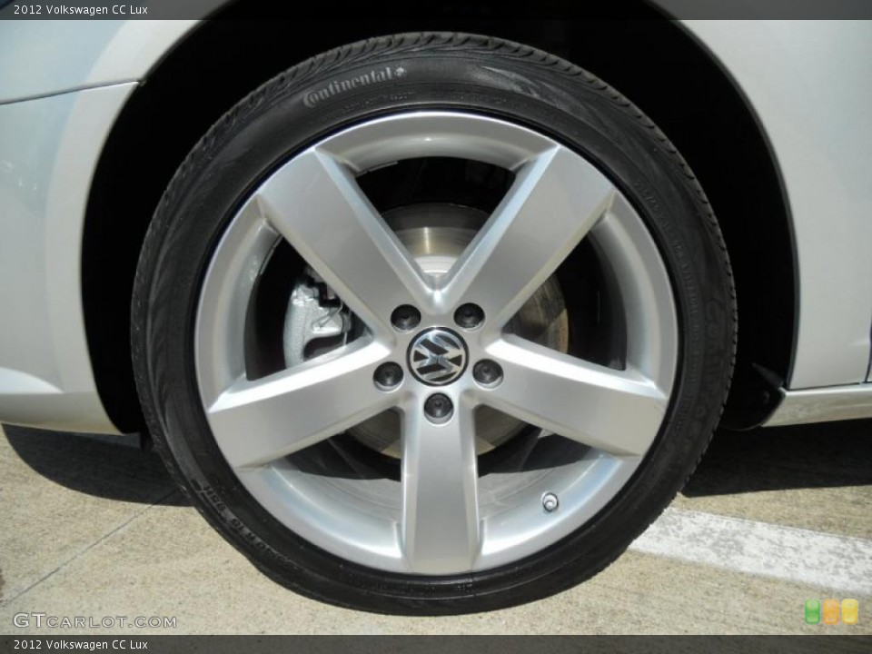 2012 Volkswagen CC Lux Wheel and Tire Photo #45789998